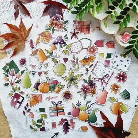 Die-cuts - L\'Orée des bois - Cueillette d\'automne - Chou Flowers