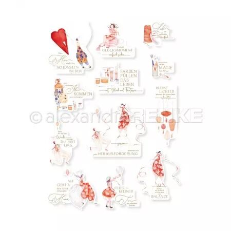 Die-cuts - Les couleurs remplissent la vie - Alexandra Renke