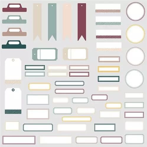 Die-cuts - Magic moments - �tiquettes
