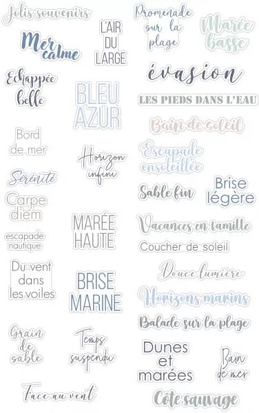 Die-cuts - Mar�e haute mots - Artemio