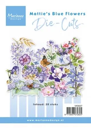 Die-Cuts - Mattie\'s Blue Flowers - Marianne Design
