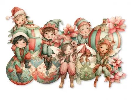 Die-cuts - Merry & Bright - Lutins