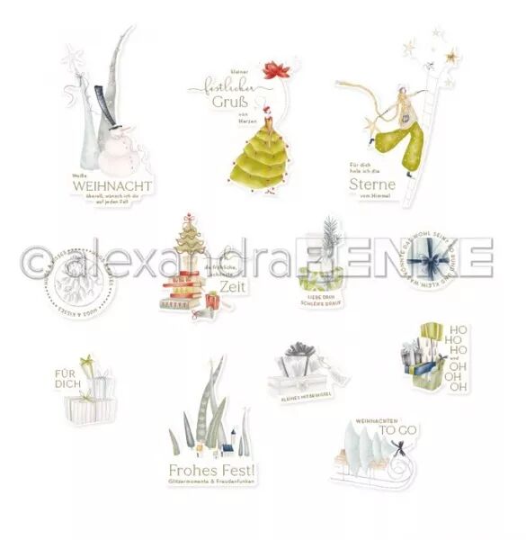 Die-cuts - No�l festif - Alexandra Renke