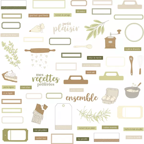 Die-Cuts - Recette De Famille - HA-PI Little Fox 