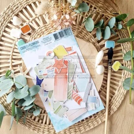 Die-cuts - Rêve Azur - Etiquettes
