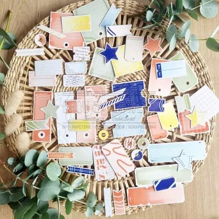 Die-cuts - Rêve Azur - Etiquettes