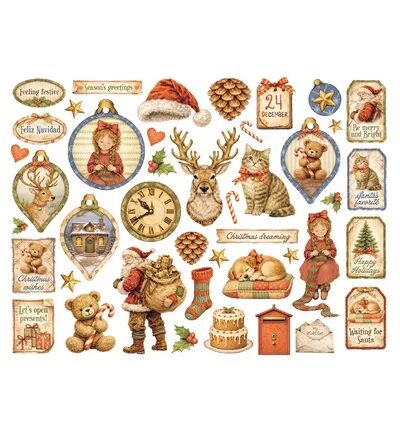 Die cuts - Silent Night - Stamperia
