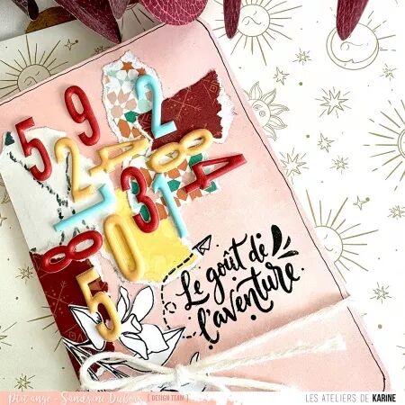 Die-cuts - Terre & Jasmin - papier  - Les Ateliers de Karine