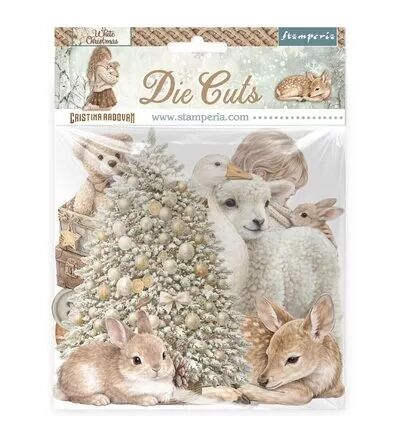 Die cuts - White Christmas - Stamperia
