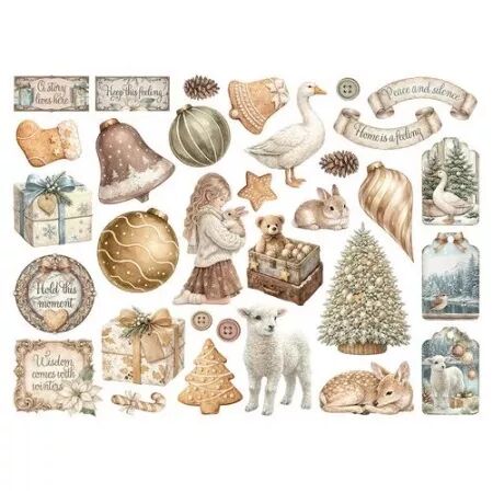 Die cuts - White Christmas - Stamperia