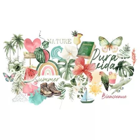Die cuts calque - Pura Vida - Ateliers de Karine