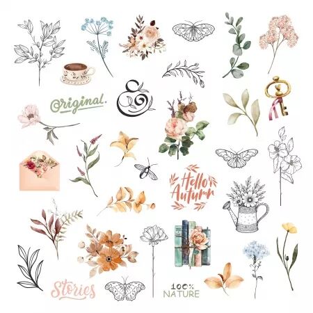 Die-cuts calque - Vintage Journal