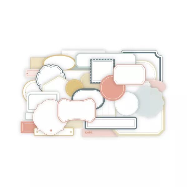 Die cuts papier �tiquettes - Urban Stories - Ateliers de Karine