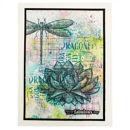 Die et tampon - Dragonfly Dreams - Dragonfly - Studio Light