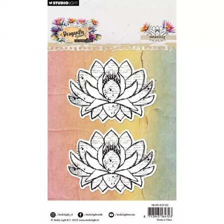 Die et tampon - Dragonfly Dreams - Waterlily - Studio Light