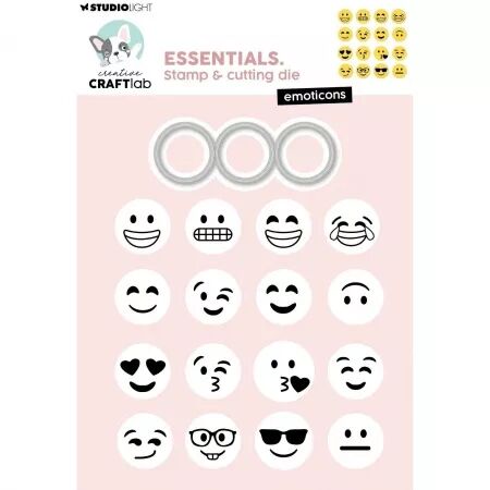 Die et tampons - creative craftlab - Emoticons - Studio Light