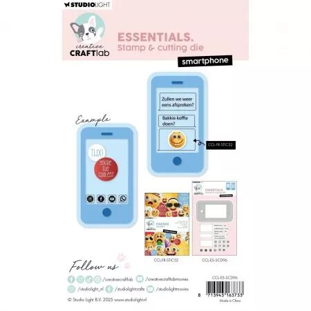 Die et tampons - creative craftlab - Smartphone- Studio Light