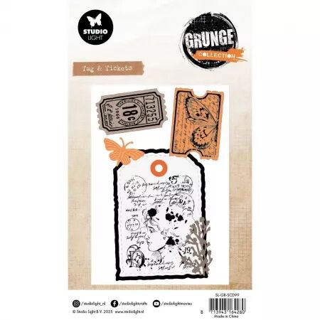 Die et tampons - Grunge Collection - Tag & tickets - Studio Light