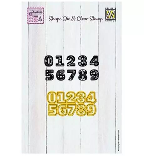 Die et tampons - Scandinavian numbers