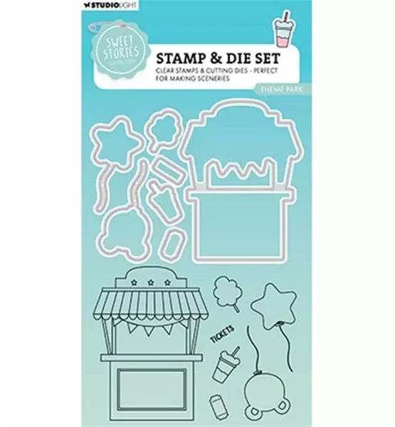 Die et tampons - Sweet Stories - Theme Park