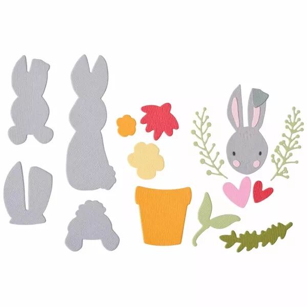 Die Thinlits - Bunny & blooms