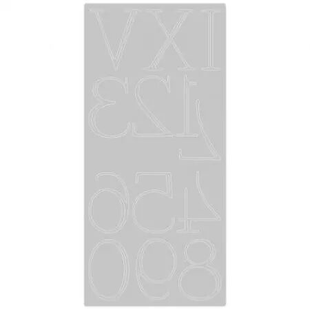 Die Thinlits - Elegants numerals
