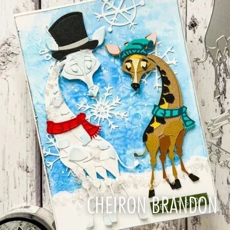 Die Thinlits - la girafe - Tim Holtz pour Sizzix