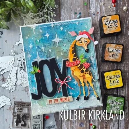 Die Thinlits - la girafe - Tim Holtz pour Sizzix
