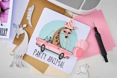 Die Thinlits - la girafe - Tim Holtz pour Sizzix
