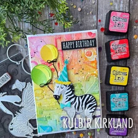 Die Thinlits - le z&egrave;bre - Tim Holtz pour Sizzix