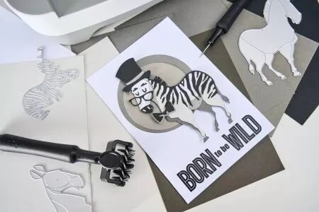Die Thinlits - le z&egrave;bre - Tim Holtz pour Sizzix