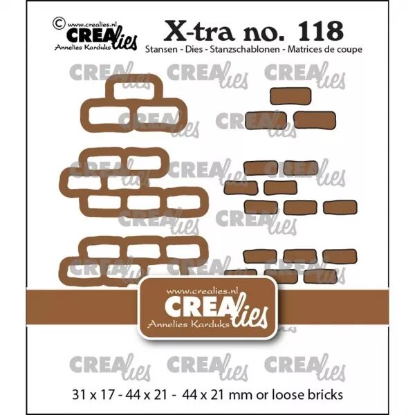 Die Xtra 118 - Mur de briques d�tach�es - Crealies