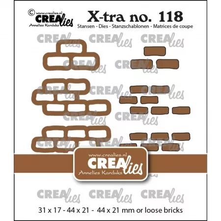 Die Xtra 118 - Mur de briques détachées - Crealies