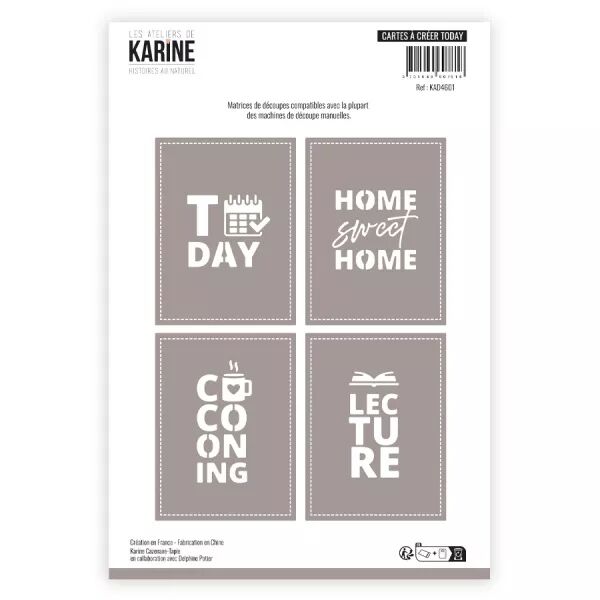 Dies - Cartes � cr�er Today - Histoires au naturel - Ateliers de Karine