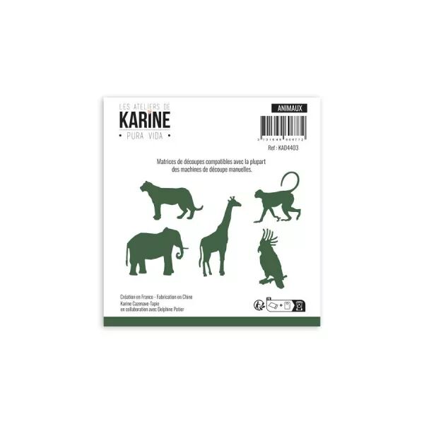 Dies Animaux - Pura Vida - Ateliers de Karine