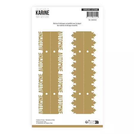 Dies Bordures - Automne - Made with Love - collection Made with love - Les ateliers de Karine