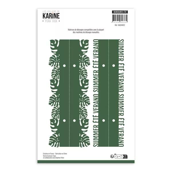 Dies Bordures Et� - Pura Vida - Ateliers de Karine