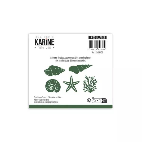 Dies Coquillages - Pura Vida - Ateliers de Karine