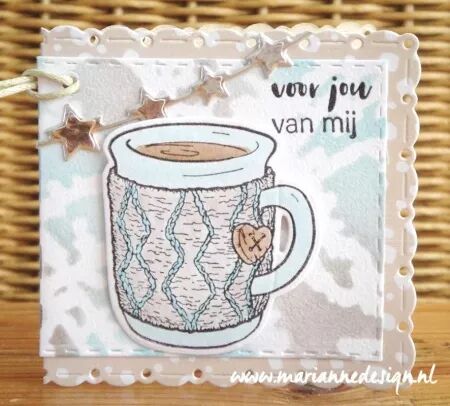 Dies et tampons - Hetty\'s Hot drinks - Marianne Design