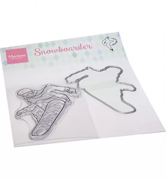 Dies et tampons - Hetty\'s Snowboarder