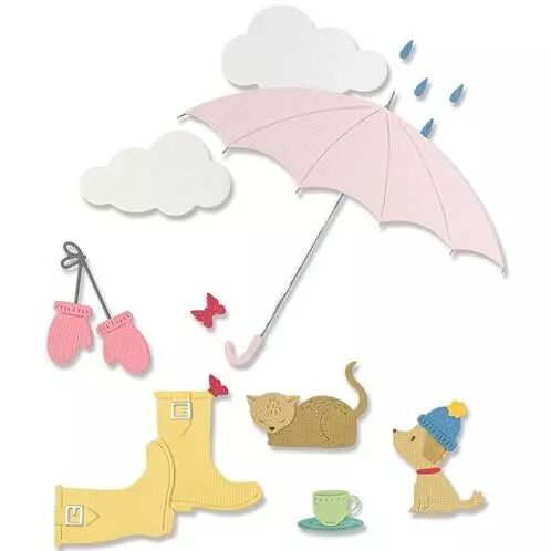 Dies Thinlits - Rainy day