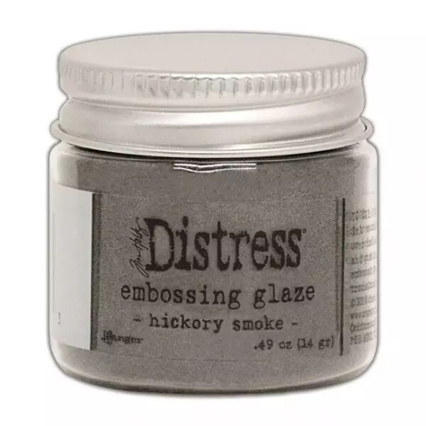 Distress Embossing Glaze - Hickory smoke