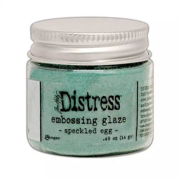 Distress Embossing Glaze - Speckled egg