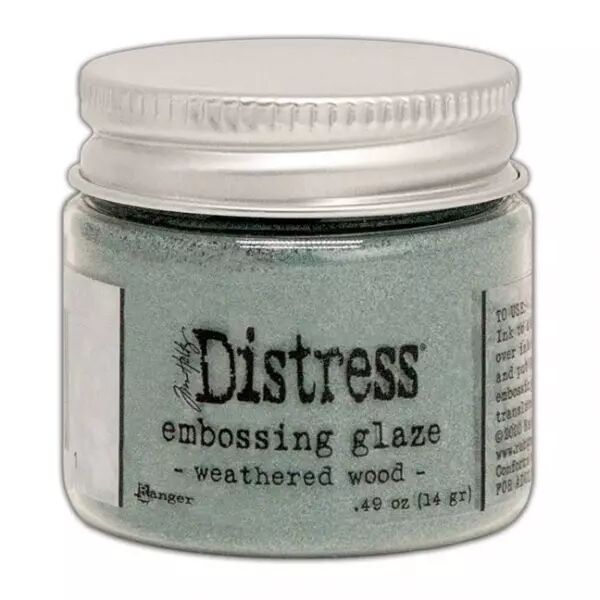 Distress Embossing Glaze - Weathered wood
