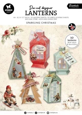 DIY Lanterns - Sparkling Christmas - 10 lanternes - Studio Light