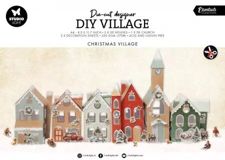 DIY Village - Christmas Village - 6 bâtiments - Studio Light