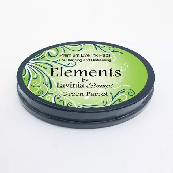 Elements Ink - Green Parrot - perroquet vert