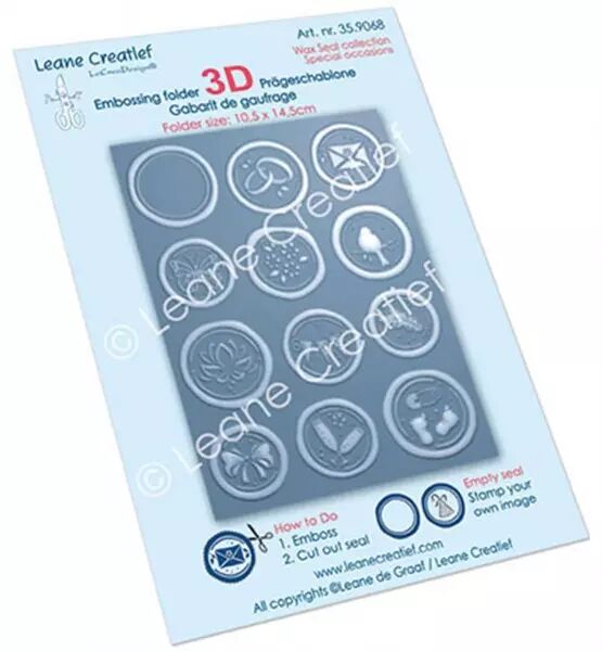 Embossing folder 3D - Wax Occasions sp�ciales