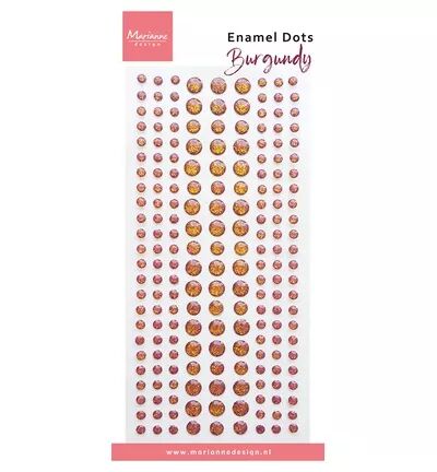 Enamel dots - Burgundy - Marianne Design
