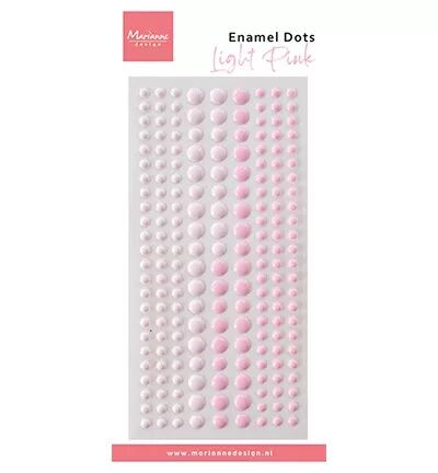 Enamel Dots - Light Pink